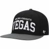 Promo ✨ Unbranded Men's '47 Black Vegas Golden Knights Captain Snapback Hat 🎁