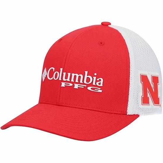 Hot Sale ๐งจ Unbranded Men's Columbia Scarlet Nebraska Huskers PFG Snapback Adjustable Hat ๐ฅ