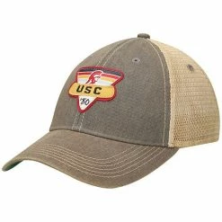 Buy 🛒 Unbranded Men's Gray USC Trojans Legacy Point Old Favorite Trucker Snapback Hat ❤️