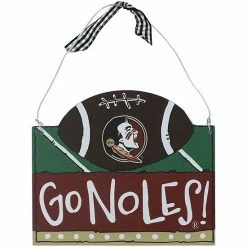 Outlet ✨ Unbranded Florida State Seminoles Logo Football Ornament ⌛