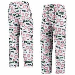 Outlet 😉 Unbranded Men's Concepts Sport White Seattle Seahawks Zest Patriotic Sleep Pants 🎉