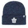 Cheapest 🛒 Unbranded Men's '47 Navy Toronto Maple Leafs Brain Freeze Cuffed Knit Hat 😍