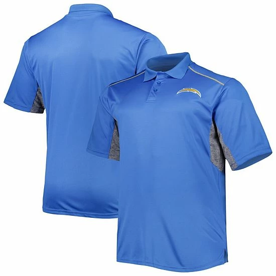 Discount 💯 Unbranded Men's Powder Blue Los Angeles Chargers Big & Tall Team Color Polo 💯 - Image 2