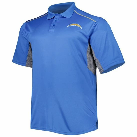Discount 💯 Unbranded Men's Powder Blue Los Angeles Chargers Big & Tall Team Color Polo 💯 - Image 3