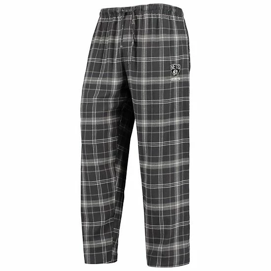 Cheap ⭐ Unbranded Men's Concepts Sport Charcoal/Gray Brooklyn Nets Ultimate Plaid Flannel Pajama Pants ✨ - Image 3