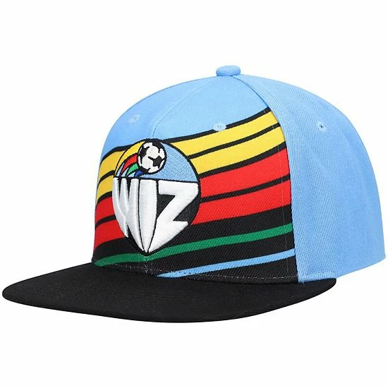 Cheapest ๐ Unbranded Men's Mitchell & Ness Sky Blue Sporting Kansas City Historic Logo Since '96 Jersey Hook Snapback Hat ๐