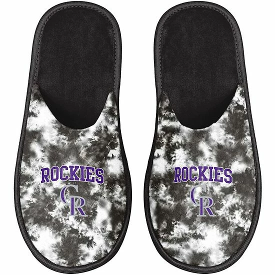 Best Sale 🎁 Unbranded 👩 Women's FOCO Colorado Rockies Iconic Logo Scuff Slippers 😍