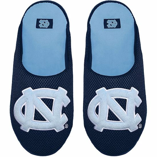 Hot Sale ๐ Unbranded Youth FOCO North Carolina Tar ๐ Heels Big Logo Colorblock Mesh Slippers ๐งจ - Image 2