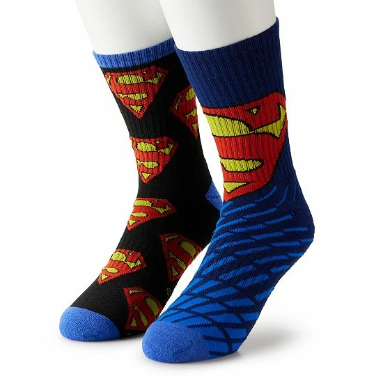 Best Pirce ๐ Unbranded Men's Characters 2-Pack Crew ๐งฆ Socks Batman ๐ฅฐ - Image 6