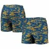New 👍 Unbranded Men's FOCO Navy West Virginia Mountaineers Island Palm Swim Trunks 🛒
