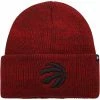 Hot Sale ✔️ Unbranded Men's '47 Red Toronto Raptors Brain Freeze Cuffed Knit Hat ⭐