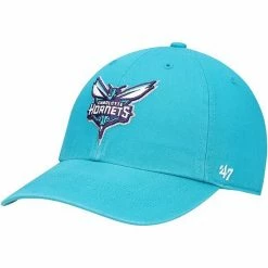 Flash Sale 🌟 Unbranded Men's '47 Teal Charlotte Hornets Team Franchise Fitted Hat 🤩