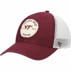 Cheap ❤️ Unbranded Men's '47 Maroon Virginia Tech Hokies Howell MVP Trucker Snapback Hat 🔔