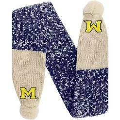 Discount 🔔 Unbranded FOCO Michigan Wolverines Confetti Scarf With Pom ❤️