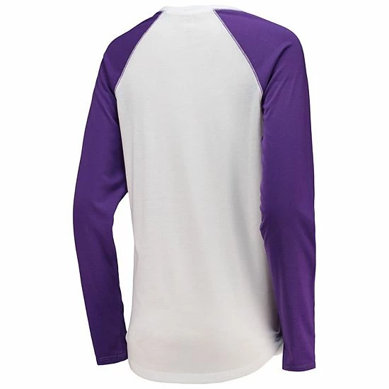 Outlet ๐งจ Unbranded ๐ฉ Women's ZooZatz White/Black Clemson Tigers Raglan Long Sleeve T-Shirt & Leggings Sleep Set ๐ฅฐ - Image 4