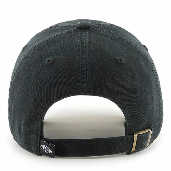 Outlet ๐ Unbranded ๐ฉ Women's '47 Black Baltimore Ravens Vocal Clean Up Adjustable Hat โญ - Image 3