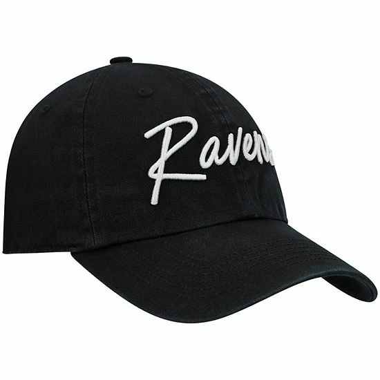 Outlet ๐ Unbranded ๐ฉ Women's '47 Black Baltimore Ravens Vocal Clean Up Adjustable Hat โญ - Image 4