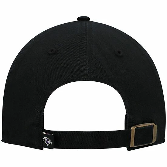 Outlet ๐ Unbranded ๐ฉ Women's '47 Black Baltimore Ravens Vocal Clean Up Adjustable Hat โญ - Image 5