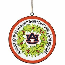 Buy 🔥 Unbranded Auburn Tigers Metal Ornament 🔔