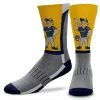 Cheapest 😀 Unbranded Men's For Bare Feet Milwaukee Brewers Mascot Snoop V-Curve Crew 🧦 Socks ⭐