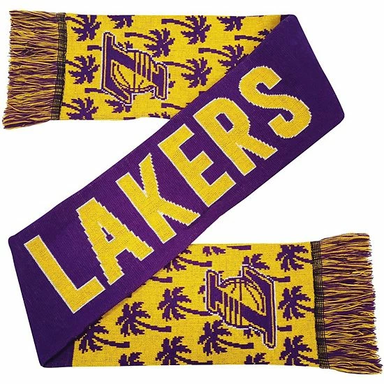 Hot Sale ๐ฅฐ Unbranded FOCO Los Angeles Lakers Reversible Thematic Scarf ๐คฉ