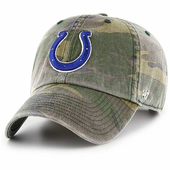 Coupon โค๏ธ Unbranded Men's '47 Camo Indianapolis Colts Woodland Clean Up Adjustable Hat ๐ฏ