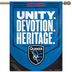 Hot Sale 🤩 Unbranded WinCraft San Jose Earthquakes 28" X 40" Single-Sided Vertical Banner 🌟