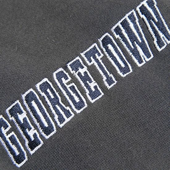 Hot Sale 👍 Unbranded Youth Stadium Athletic Charcoal Georgetown Hoyas Big Logo Pullover Hoodie ❤️ - Image 4