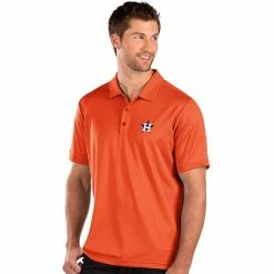 Best Pirce 🌟 Unbranded Men's Antigua Houston Astros Balance Polo 👍