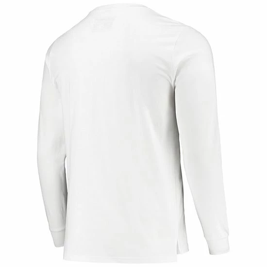 New ๐ Unbranded Men's White Brooklyn Nets Sue Tsai Long Sleeve T-Shirt ๐ฏ - Image 4