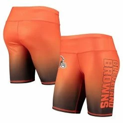 Best reviews of 🤩 Unbranded 👩 Women's FOCO Orange Cleveland Browns Gradient Biker Shorts ✔️