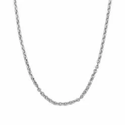 Discount 🎁 Unbranded Sterling Silver 2.9 Mm Oval Cable Chain Necklace - 20 In. ✨