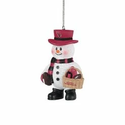 Promo 🎉 Unbranded FOCO Arizona Cardinals Snowman Basket Ornament 😉