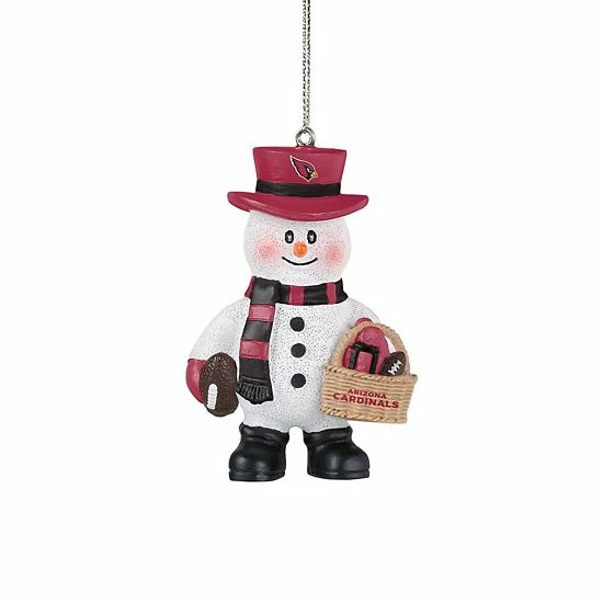 Promo 🎉 Unbranded FOCO Arizona Cardinals Snowman Basket Ornament 😉 - Image 3