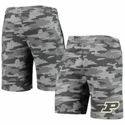 Budget 🔥 Unbranded Men's Concepts Sport Charcoal/Gray Purdue Boilermakers Camo Backup Terry Jam Lounge Shorts 🎉