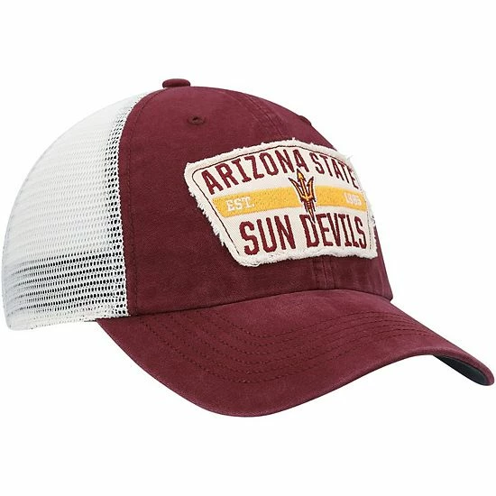 Cheapest ๐ Unbranded Men's '47 Maroon Arizona State Sun Devils Crawford Clean Up Trucker Snapback Hat ๐ - Image 4