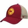 Flash Sale ❤️ Unbranded Men's '47 Burgundy Washington Football Team Flagship MVP Snapback Hat 💯