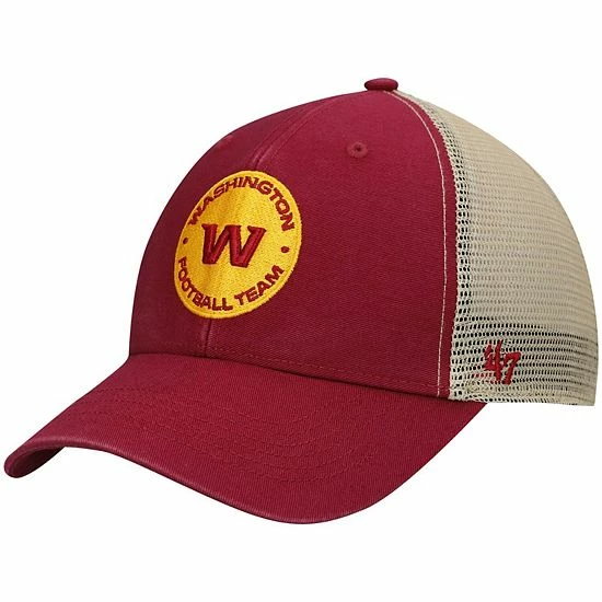 Flash Sale โค๏ธ Unbranded Men's '47 Burgundy Washington Football Team Flagship MVP Snapback Hat ๐ฏ
