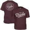 Brand new 🛒 Unbranded Men's Original Retro Brand Maroon Mississippi State Bulldogs The Dude 2-Hit Starkville T-Shirt 🎁