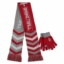 Cheapest 🌟 Unbranded FOCO Red Houston Rockets Glove & Scarf Combo Set 🥰