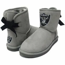 Flash Sale 🧨 Unbranded 👩 Women's Cuce Las Vegas Raiders Low Team Ribbon 🥾 Boots 😉