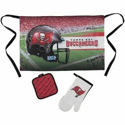 Best Sale 🥰 Unbranded WinCraft Tampa Bay Buccaneers 3-Piece Premium BBQ Tailgate Set 🔔