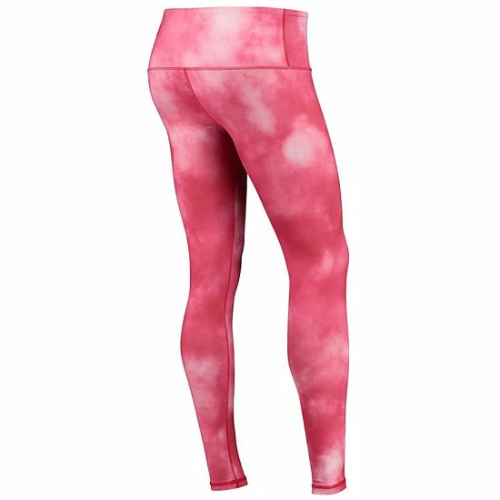 Hot Sale โ Unbranded ๐ฉ Women's ZooZatz Red Wisconsin Badgers Cloud Dye Mist Leggings ๐คฉ - Image 4