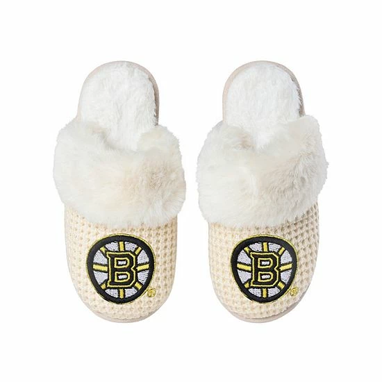 Coupon ๐ Unbranded ๐ฉ Women's FOCO Boston Bruins Open Back Slippers ๐คฉ - Image 2