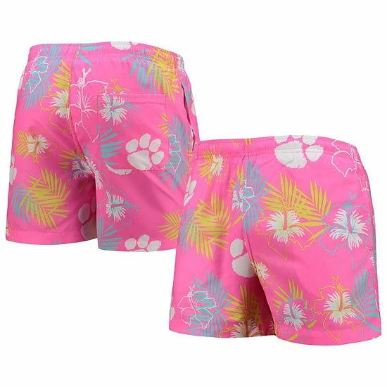 Cheap โ Unbranded Men's FOCO Pink Clemson Tigers Neon Floral Swim Trunks ๐