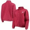 Coupon 🎉 Unbranded 👩 Women's Gameday Couture Crimson Alabama Crimson Tide Unstoppable Chic Quilted Quarter-Zip Jacket 🥰