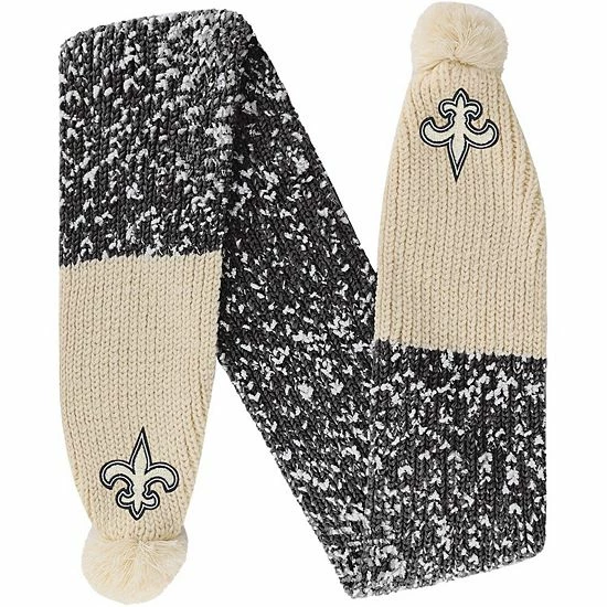 Best Pirce 👏 Unbranded FOCO New Orleans Saints Confetti Scarf With Pom 🔥