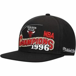 Best reviews of 👍 Unbranded Men's Mitchell & Ness Black Chicago Bulls Hardwood Classics 1996 NBA Champions Wave Snapback Hat 🔔