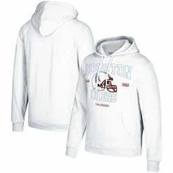 Best deal ✨ Unbranded Men's Mitchell & Ness White Houston Oilers Classic Helmet Pullover Hoodie 🔔