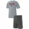 Best reviews of 😉 Unbranded Men's Concepts Sport Gray/Heathered Charcoal Miami Heat T-Shirt And Shorts Sleep Set 👏